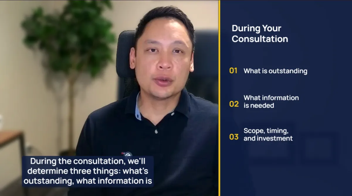 Brian Catibog, founder of Cayde, recording a welcome video.